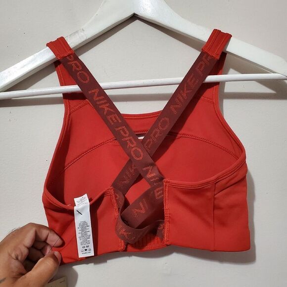 Nike Pro SwooshWomen's Sz XL Medium-Support Non-Padded Graphic Sports Bra - Picture 2 of 9